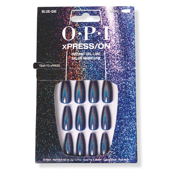 OPI Other - NWT OPI xPRESS/On Special Effect Press On Nails  in BLUE-GIE